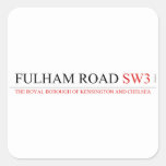 Fulham road  Stickers