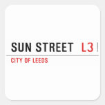 Sun Street   Stickers