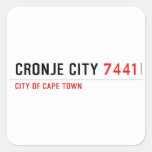 Cronje City  Stickers