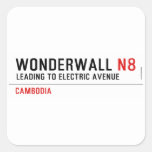wonderwall  Stickers