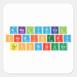 Analytical
 Chemistry
 Techniques  Stickers