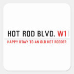 Hot Rod Blvd.  Stickers