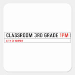 Classroom 3rd grade  Stickers