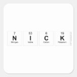 n|ick  Stickers