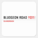 BLUDGEON ROAD  Stickers
