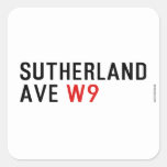 Sutherland ave  Stickers