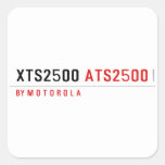 XTS2500  Stickers