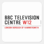 BBC TELEVISION CENTRE  Stickers