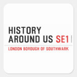 History  Around Us  Stickers