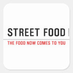 Street food  Stickers