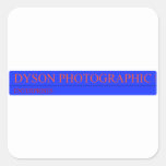 Dyson Photographic  Stickers