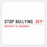 Stop Bullying   Stickers