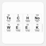 Techno
 Week  Stickers