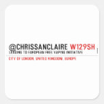 @ChrisSanClaire  Stickers