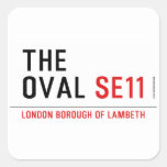 THE OVAL  Stickers