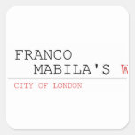 franco    mabila's  Stickers