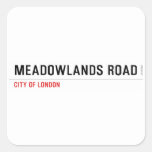 Meadowlands Road  Stickers