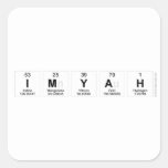 IMYAH  Stickers