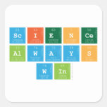 Science
 Always
 Win  Stickers