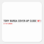Tory Burqa Cover-up close  Stickers