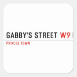 gabby's street  Stickers
