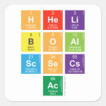 Hheli
 Boal
 Scsecs
 Ac  Stickers