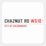 Chaznut rd  Stickers