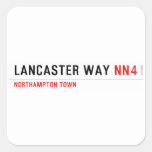 Lancaster Way  Stickers