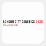 London city genetics  Stickers