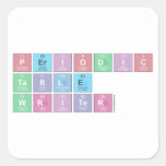 Periodic
 Table
 Writer  Stickers