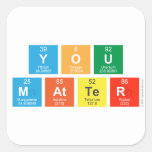 You
 Matter  Stickers