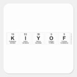 Kiyof  Stickers
