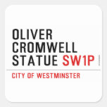 oliver cromwell statue  Stickers