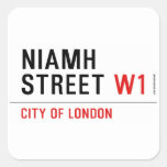 Niamh Street  Stickers