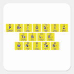 Periodic
 Table
 Writer  Stickers