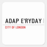 ADAP E'ryday  Stickers