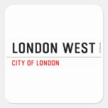 LONDON WEST   Stickers