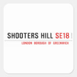 Shooters hill  Stickers