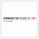 Rimmington Place  Stickers