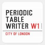 Periodic Table Writer  Stickers