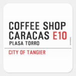Coffee shop Caracas  Stickers