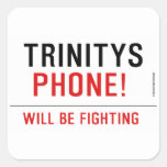 TRINITYS   Stickers