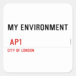 My environment    Stickers