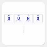 SUNS
   Stickers