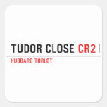 TUDOR CLOSE  Stickers