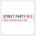 Street Party  Stickers