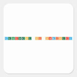 department of chemistry  Stickers