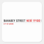 BAHABEY STREET  Stickers