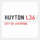 Huyton  Stickers