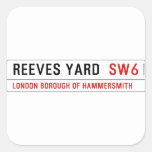 Reeves Yard   Stickers